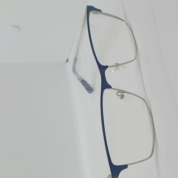 NWT MEN'S STUDIO 42 EYEGLASS FRAMES 8442 DARK BLUE - Picture 2 of 4